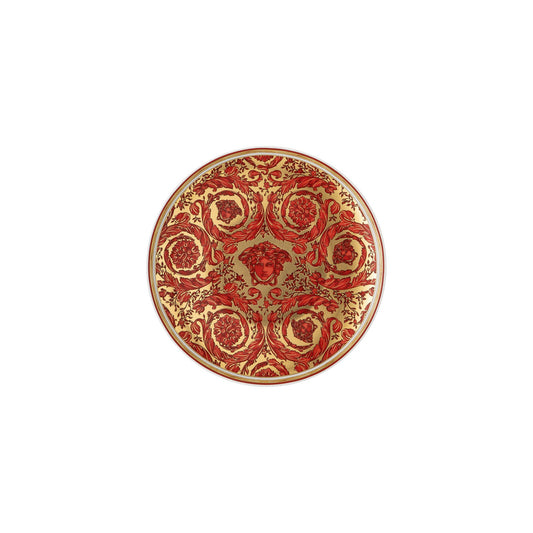 Versace Medusa Red Garland Bread Plate 6.5"