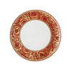 Versace Medusa Red Garland Dinner Plate 11"