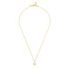 Lalique Necklace - Paon Pendant - Small Clear/Gold