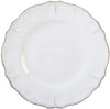Le Cadeaux Rustica Antique White Melamine Dinner Plate