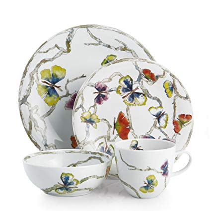 Michael Aram Butterfly Ginkgo Porcelain Place Setting - 4 Piece Setting