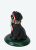 Byers Choice Animal: Singing Dog Black Labrador
