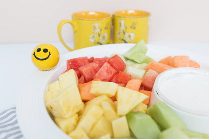 Nora Fleming Melamine: Pinstripes Chip & Dip Tray