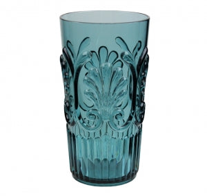 Le Cadeaux Fleur Acrylic Teal Large Tumbler