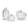 Two's Company SM Glowing Glass Pumpkin