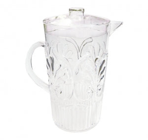 Le Cadeaux Fleur Acrylic Clear Pitcher