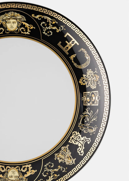 Versace Virtus Gala Black Salad Plate