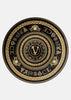 Versace Virtus Gala Black Charger Plate