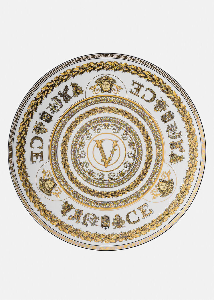 Versace Virtus Gala White Charger Plate