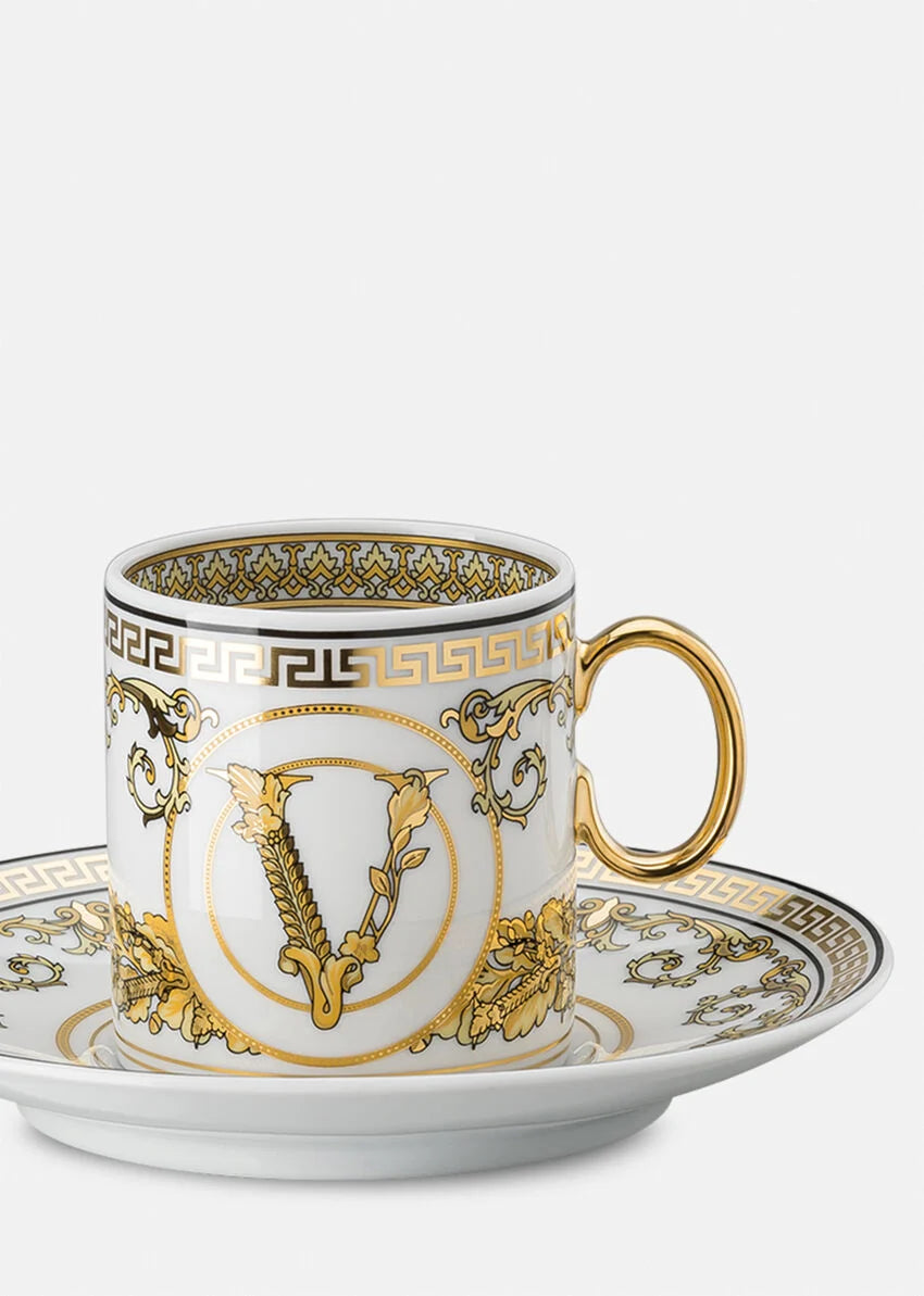 Versace Virtus Gala Espresso Cup & Saucer - Thumbnail 3