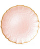 Vietri Baroque Glass Service Plate/Charger - Pink