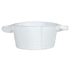 Vietri Lastra White - Handled Bowl Small