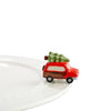 Nora Fleming Mini: Just Like the Griswold's (Woody Wagon with Christmas Tree)