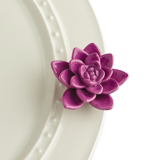 Nora Fleming Mini: Get Growing! (Purple Succulent)