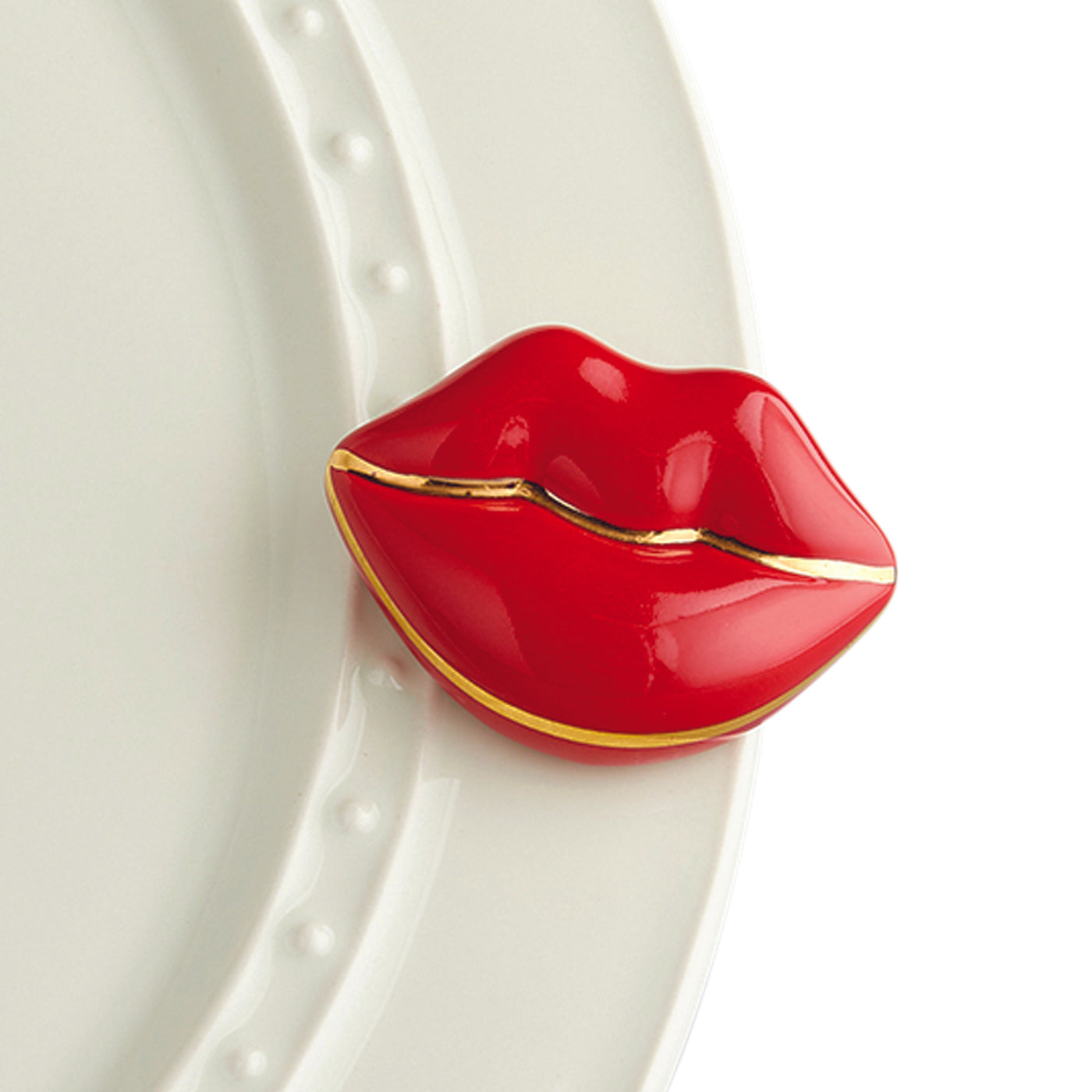 Nora Fleming Mini: Smooches! (Lips)