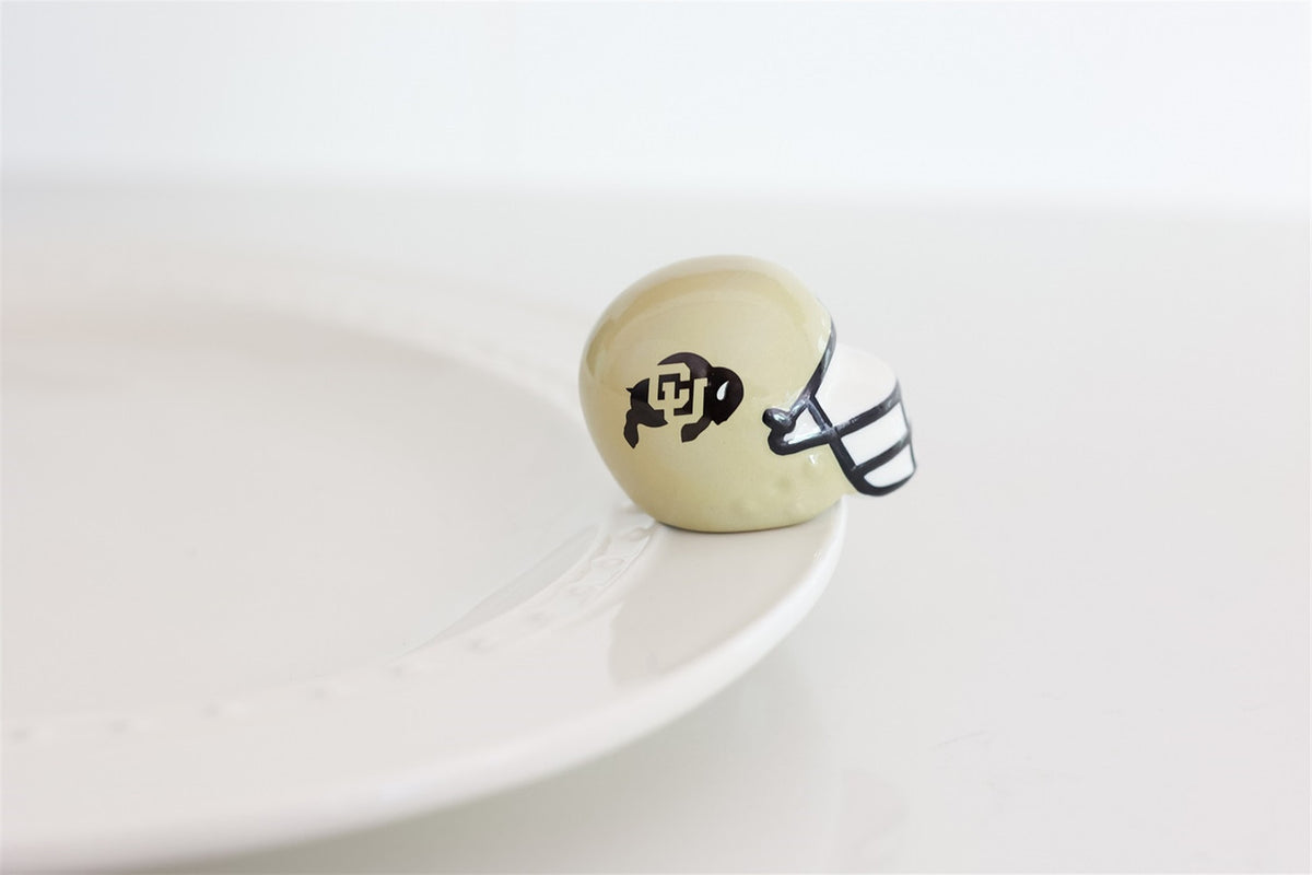 Nora Fleming Mini Collegiate Helmet: University of Colorado