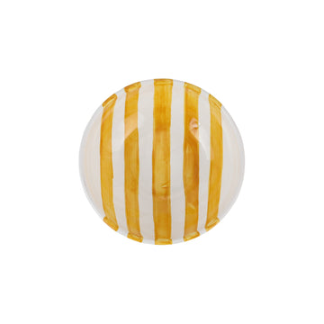 Vietri Amalfitana Stripe Cereal Bowl - Yellow
