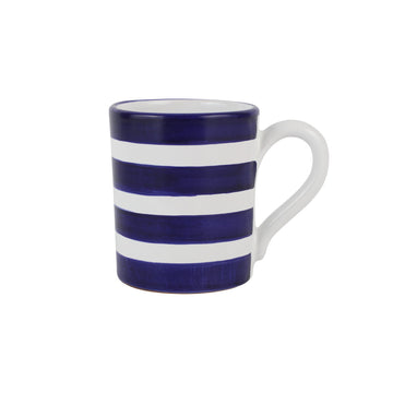 Vietri Amalfitana Stripe Mug - Cobalt