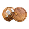 Round Cheese Acacia Wood Board & Tools
