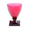 Caspari Acrylic Wine Goblet Cranberry