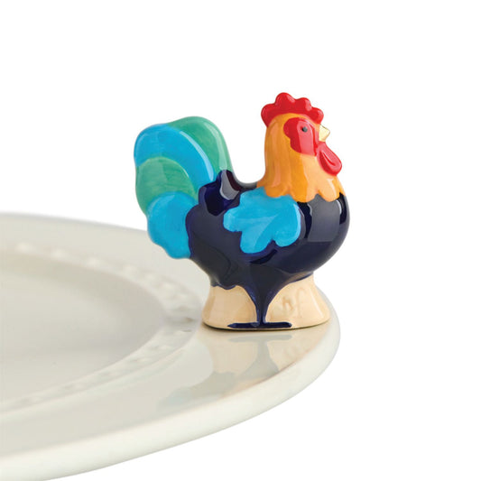 Nora Fleming Mini: Cock A Doodle Doo (Rooster)