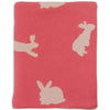 Darzzi Pink Bunny Baby Blanket Pink Natural