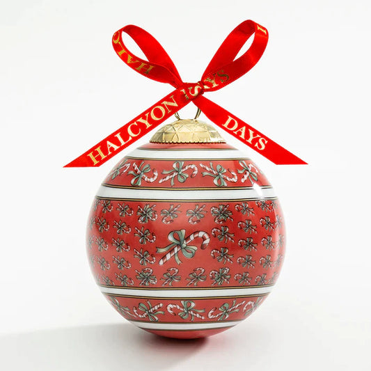 Halcyon Days Bauble - Candy Cane