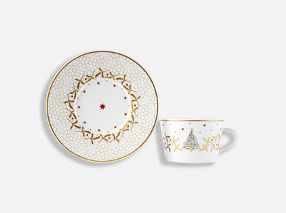 Bernardaud Noël Tea Cup and Saucer Gift Box