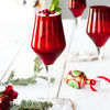 Vietri Contessa Wine Glass - Red