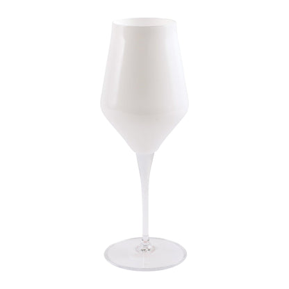 Vietri Contessa Water Glass - White
