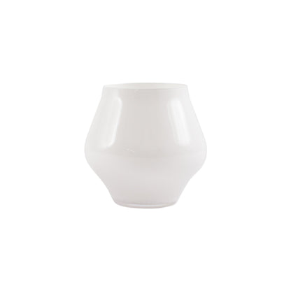 Vietri Contessa Stemless Wine Glass - White