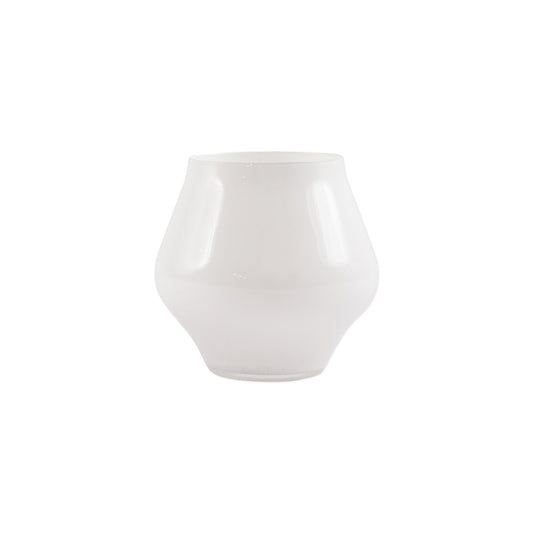 Vietri Contessa Stemless Wine Glass - White