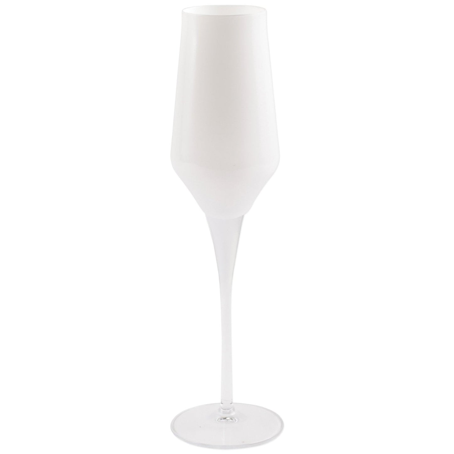 Vietri Contessa Champagne Glass - White