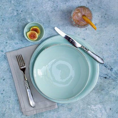 Vietri Cucina Fresca Dinner Plate - Aqua
