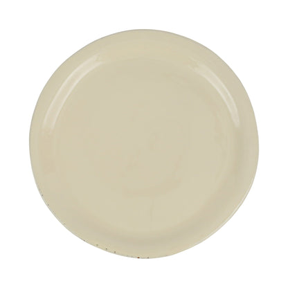 Vietri Cucina Fresca Dinner Plate - Crema
