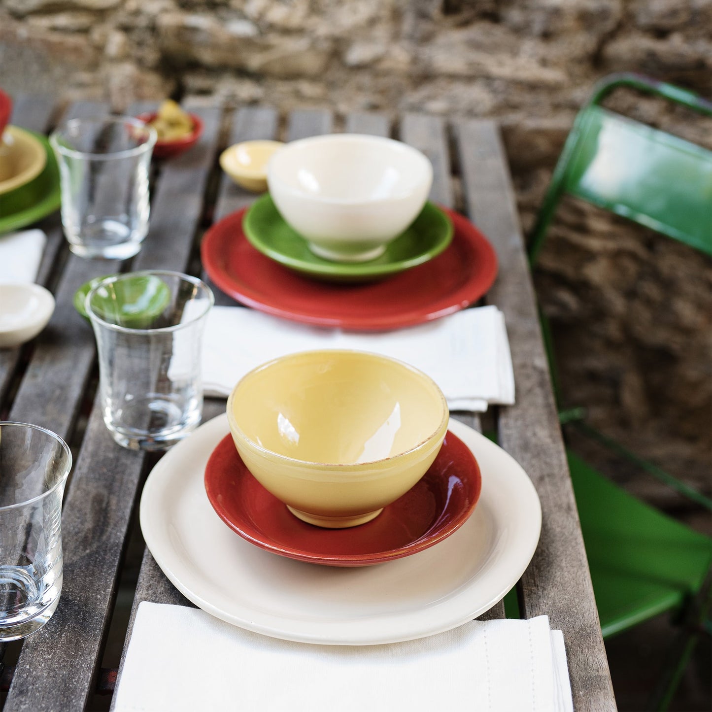 Vietri Cucina Fresca Dinner Plate - Crema