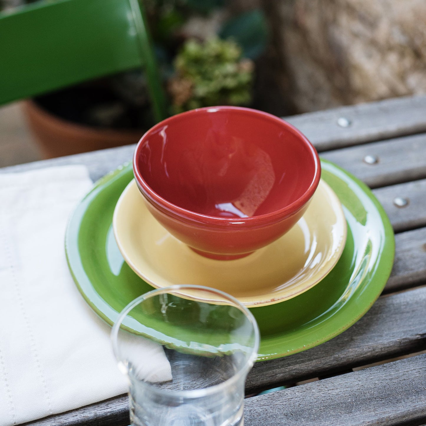 Vietri Cucina Fresca Dinner Plate - Pistachio