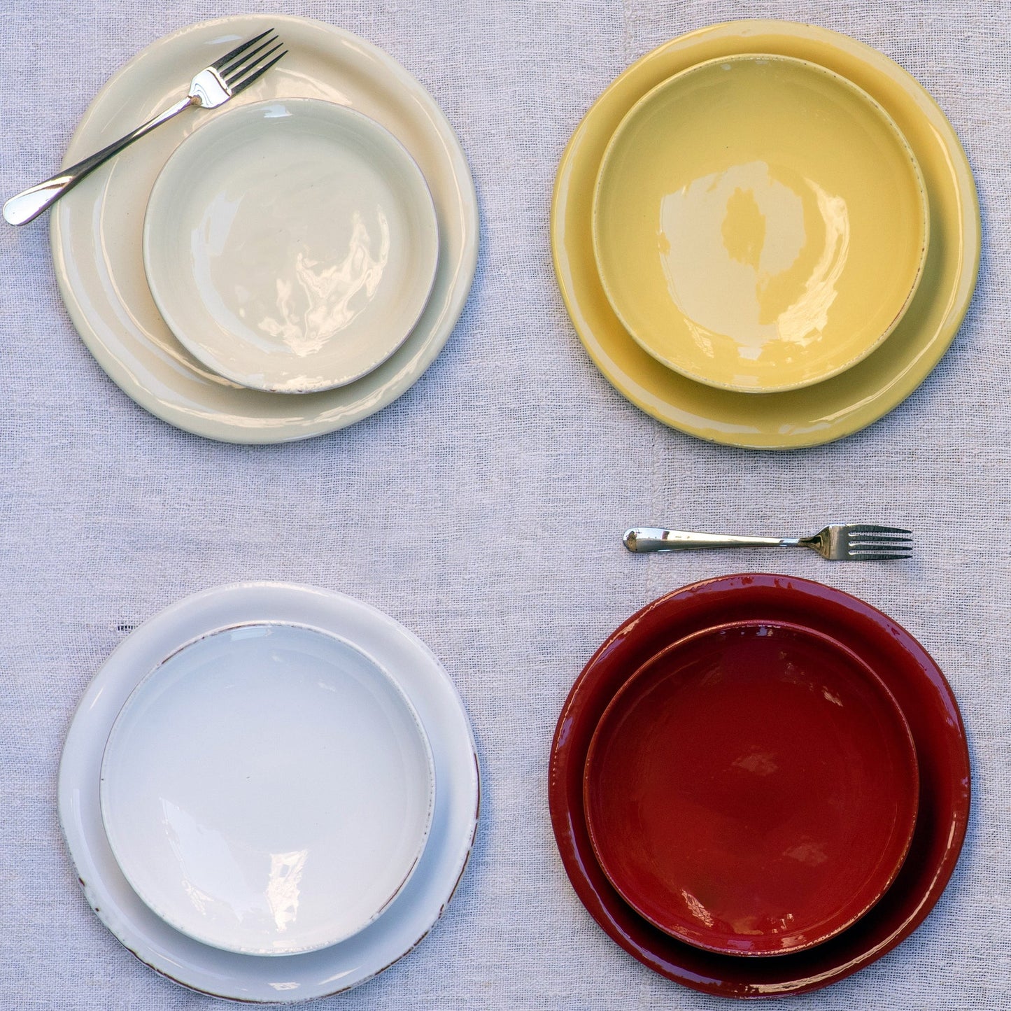 Vietri Cucina Fresca Dinner Plate - Saffron