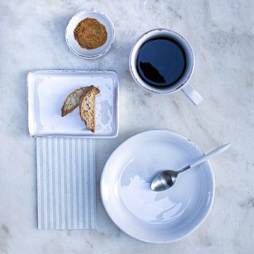 Vietri Cucina Fresca Rectangular Tray - Bianco