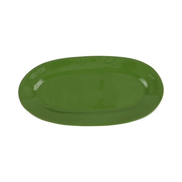 Vietri Cucina Fresca Narrow Oval Platter - Sage