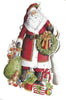 Caspari Standing Santa Advent Calendar