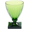 Caspari Acrylic 8.5oz Wine Goblet in Emerald