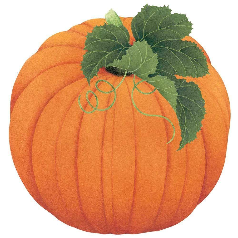 Caspari Placemat: Pumpkin Placemat Die-Cut
