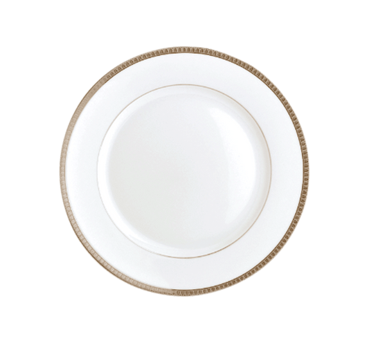 Christofle Malmaison Dinnerware: Bread and Butter Plate, Porcelain Platinum-Finish