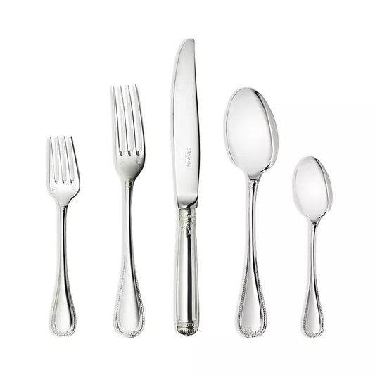 Christofle Malmaison Flatware: 5-Piece Set, Sterling Silver