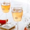 Vietri Drop Wine Glass - White