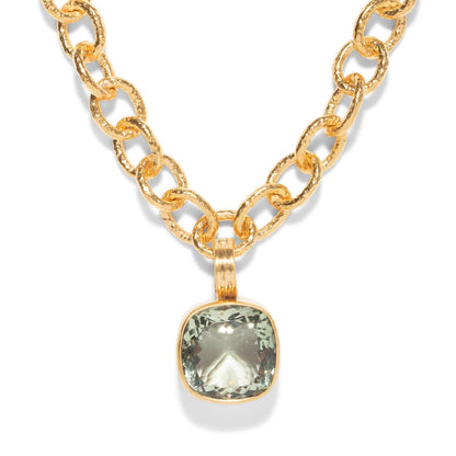 Dina Mackney Designs Pendant - Faceted Maxi Pendant Only - Green Amethyst