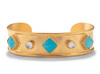 Dina Mackney Designs Bracelet - Cuff Mini Turquoise