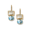 Dina Mackney Designs Earrings - Blue Topaz + Quartz Middie