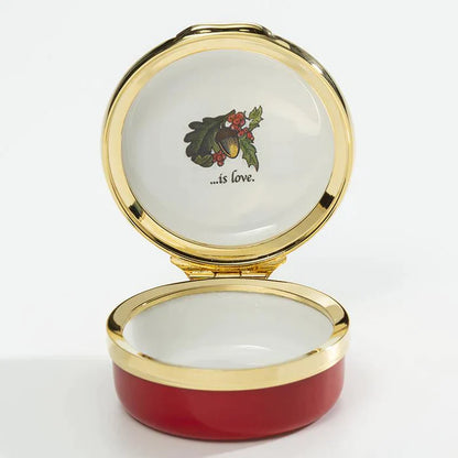 Halcyon Days Enamel Box - Woodland Snow